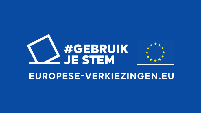 Logo: Gebruik je stem Europese-verkiezingen.eu